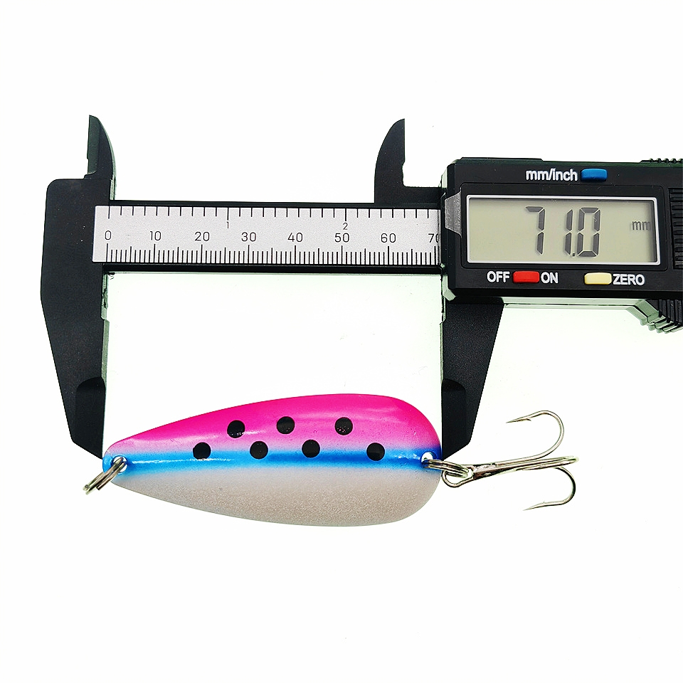 1PCS Spinner Spoon Lure 27G 19 - Fishing Hook Treble ulasan dan harga