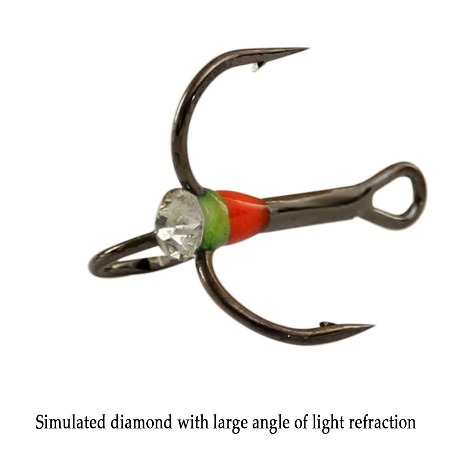 5pcs40pcs Ice Fishing Rainbow  - Fishing Hook Assortment ulasan dan harga