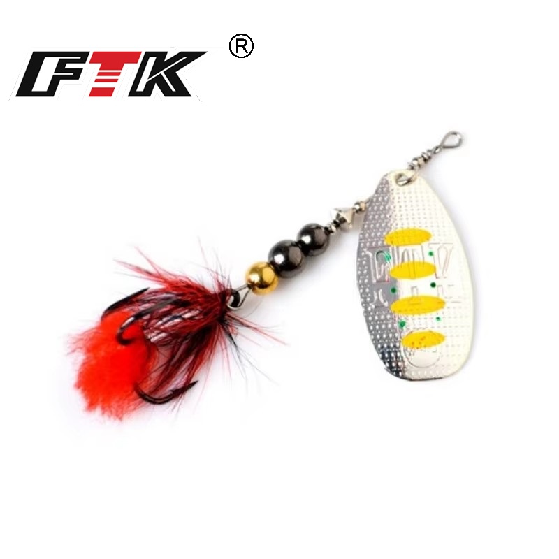 FTK Metal Fishing Lure Spinner - Fishing Hook Treble ulasan dan harga