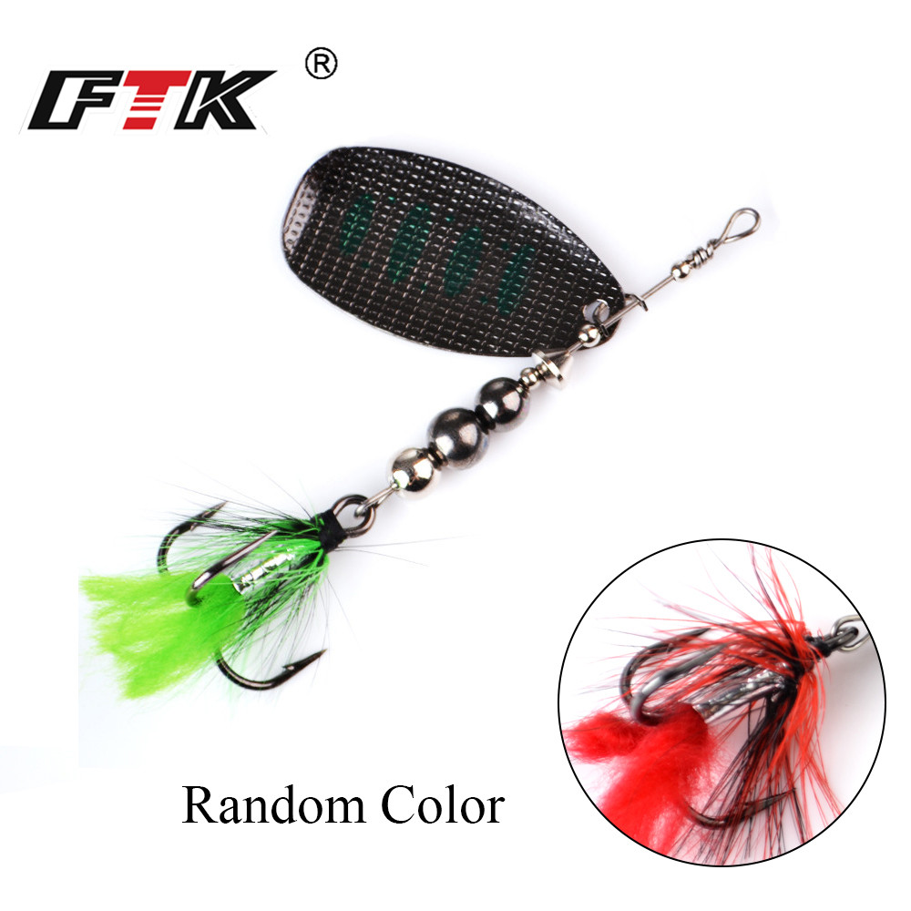 FTK Metal Fishing Lure Spinner - Fishing Hook Treble ulasan dan harga