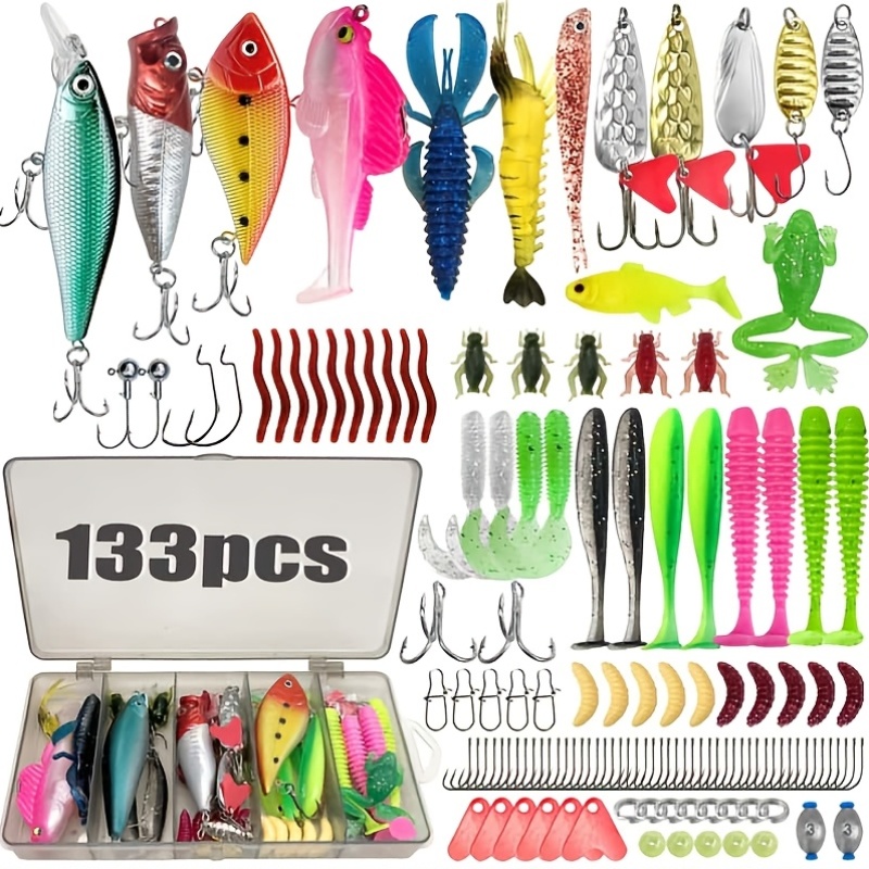 133Pcs Premium Fishing Lures T - Fishing Hook Jig ulasan dan harga
