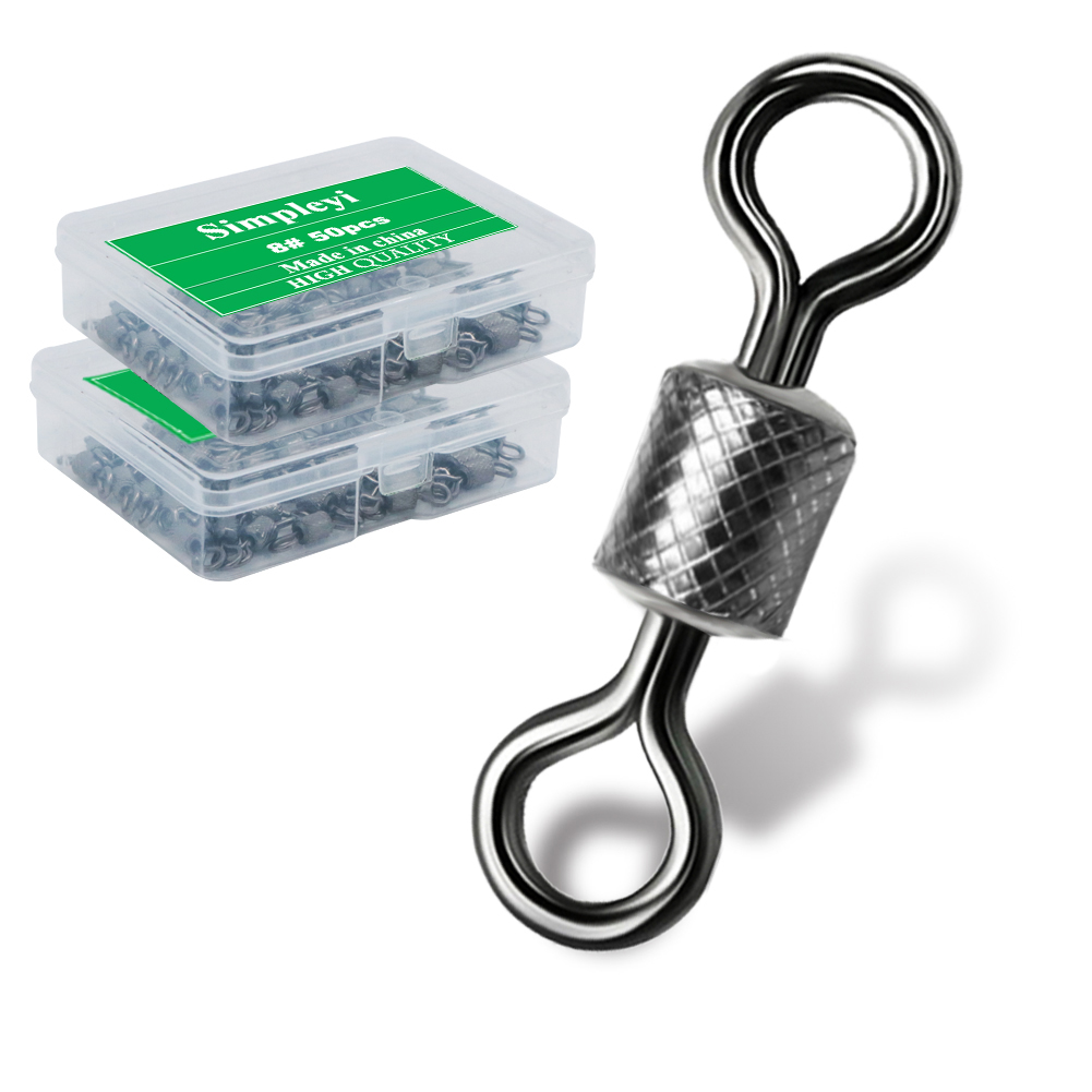 50-100pcs/box Fishing Swivel 4 - Fishing Hook Circle ulasan dan harga