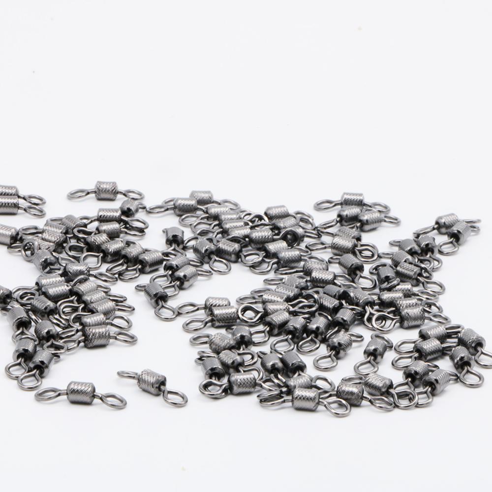 50-100pcs/box Fishing Swivel 4 - Fishing Hook Circle ulasan dan harga