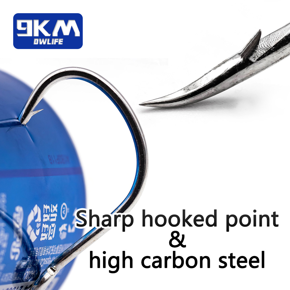 9KM Fishing Hooks Saltwater Li - Fishing Hook Barbless ulasan dan harga