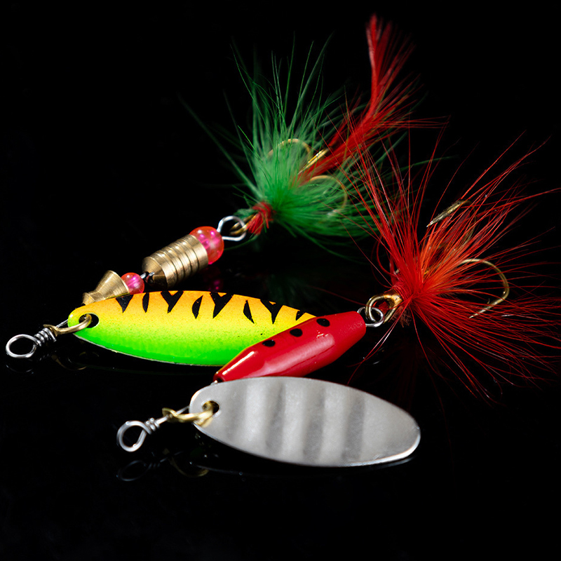 10PCS Fishing Lures Spinnerbai - Fishing Hook Treble ulasan dan harga